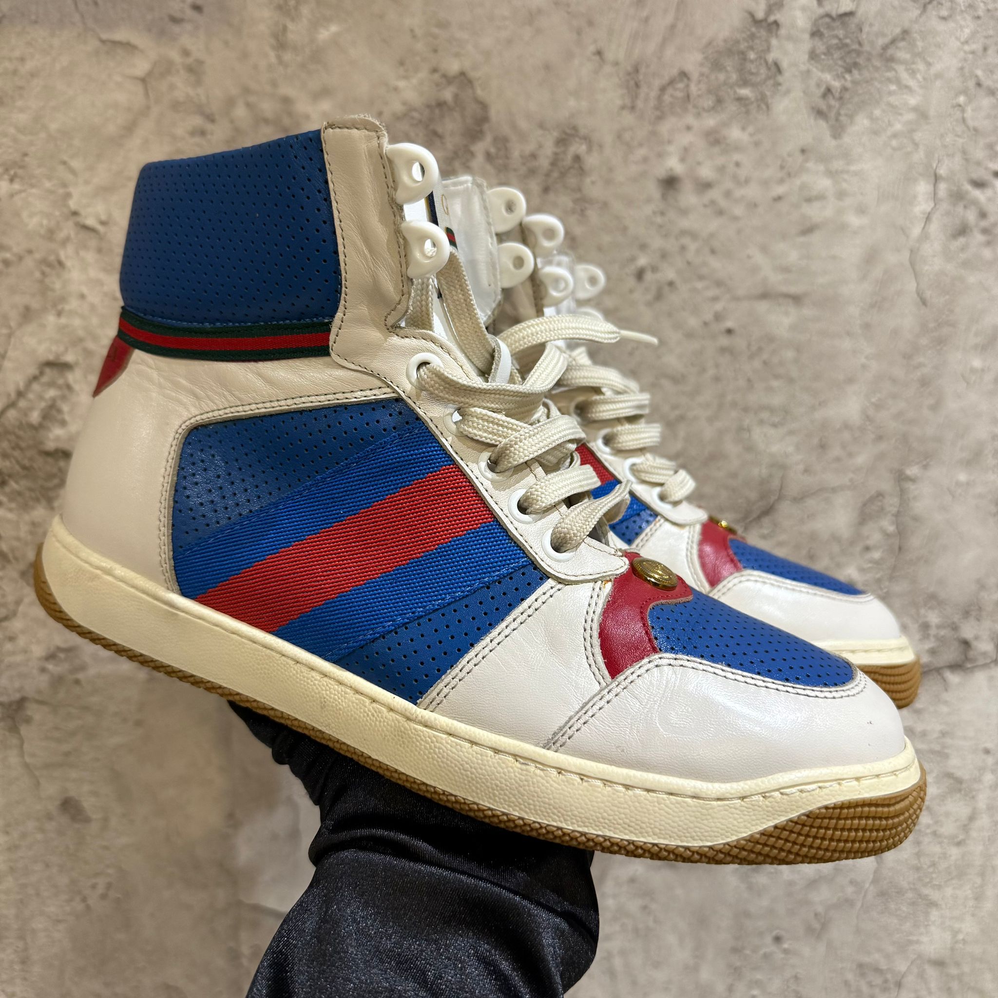 Sneakers piele Gcc cu defect estetic - imagine 4